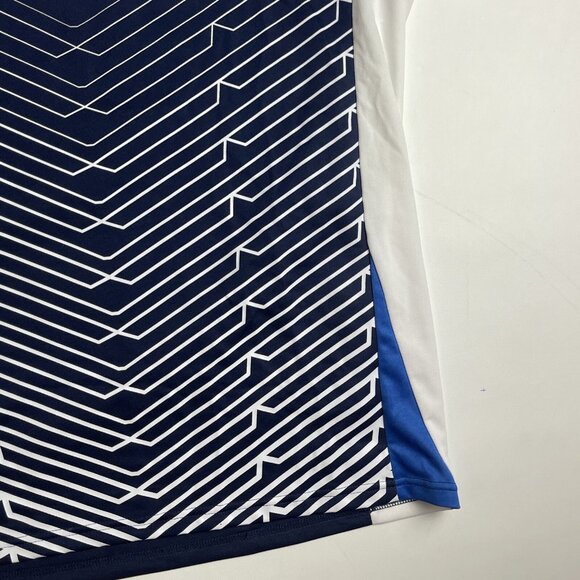 Puma Italia FIGC Soccer Jersey Men Large Blue Stripes Dry Cell Italy - Picture 5 of 12